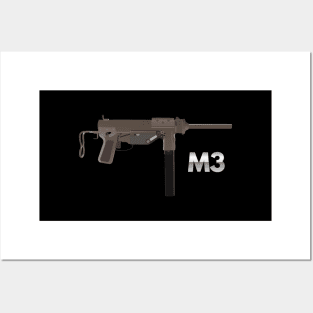 WW2 M3 Submachine Gun Posters and Art